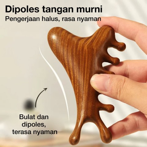 Sisir Pijat Meridian Kepala Mata Kulit Kepala 4in1