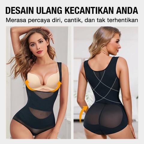Bodysuit Shapewear Pinggang Tinggi