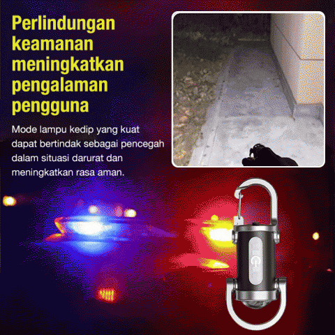 Gantungan Kunci Senter Lampu Tahan Air