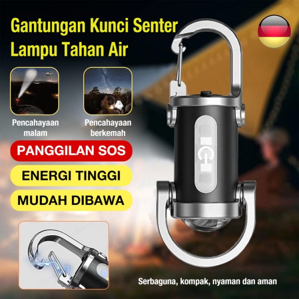 Gantungan Kunci Senter Lampu Tahan Air