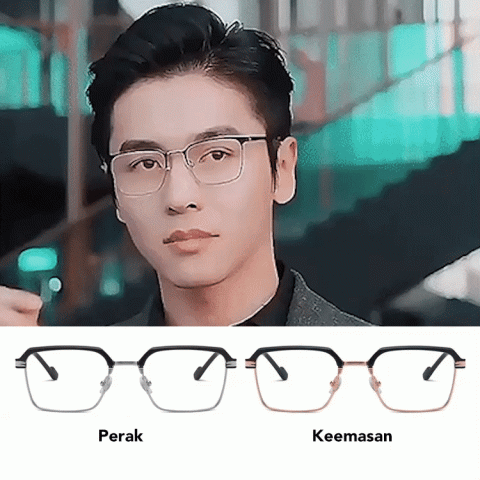 Kacamata baca anti cahaya biru bingkai persegi baru