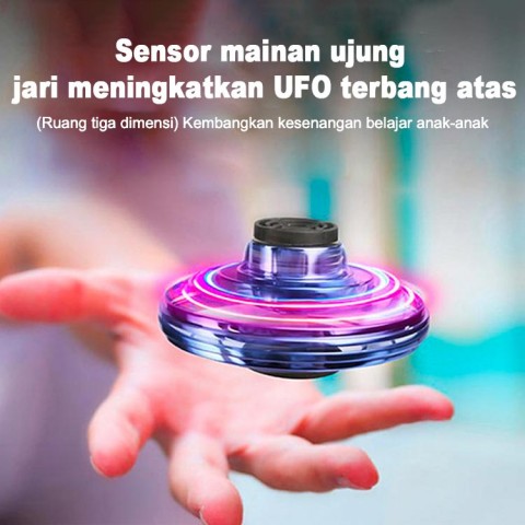 Mainan Induksi Ujung Jari Upgrade Terbang Gyro UFO