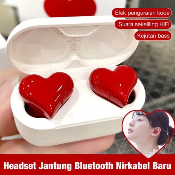 Headset Jantung Bluetooth Nirkabel Baru