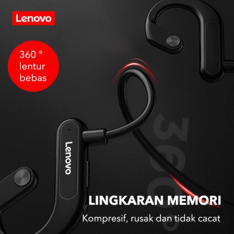 Penyuara telinga Bluetooth Konduksi Tulang Lenovo X3