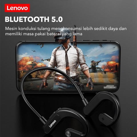 Penyuara telinga Bluetooth Konduksi Tulang Lenovo X3