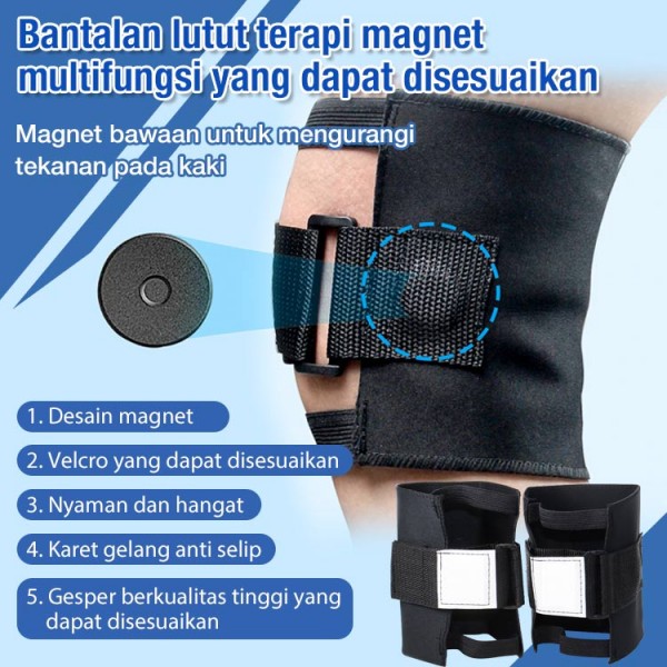 Bantalan lutut terapi magnet multifungsi yang dapat disesuaikan