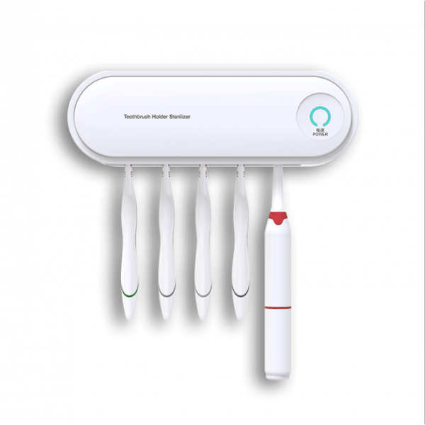 Non-perforated wall-mounted toothbrush d..