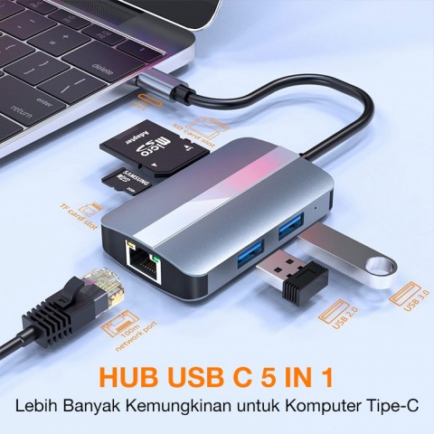 HUB USB C 5 IN 1