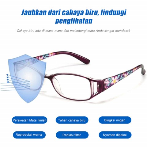 Lipat kacamata baca anti-biru