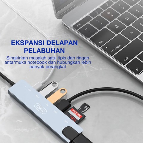 HUB USB C multifungsi-4In1/5In1/6In1/8In1