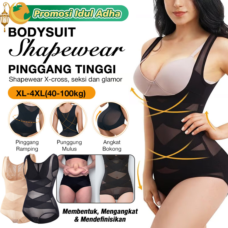 Promosi Idul Adha-Bodysuit Shapewear Pinggang Tinggi-Dengan tubuh yang sempurna, setiap wanita adalah yang tercantik