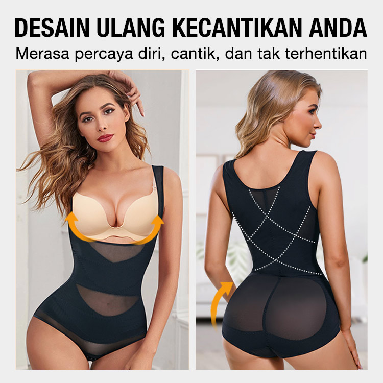 Promosi Idul Adha-Bodysuit Shapewear Pinggang Tinggi-Dengan tubuh yang sempurna, setiap wanita adalah yang tercantik