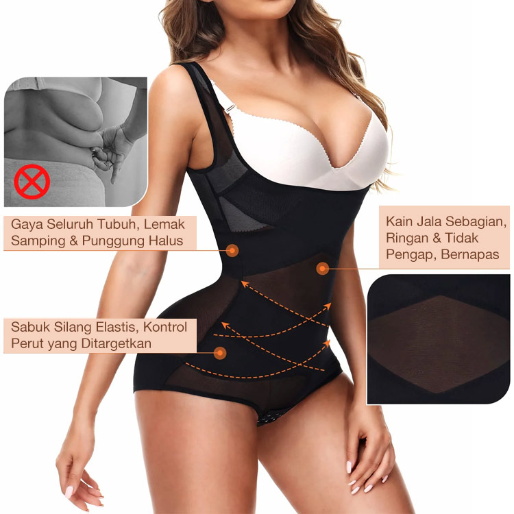 Promosi Idul Adha-Bodysuit Shapewear Pinggang Tinggi-Dengan tubuh yang sempurna, setiap wanita adalah yang tercantik
