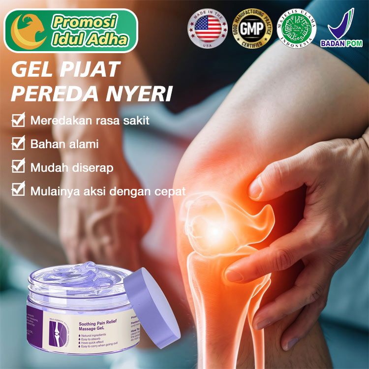 Promosi Idul Adha-Gel Pijat Pereda Sakit yang Menenangkan - Sempurna untuk nyeri sendi/nyeri otot/tenosinovitis/kesemutan pada jari!