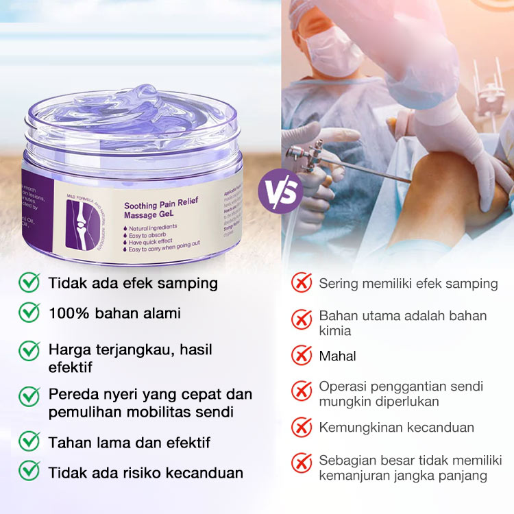Promosi Idul Adha-Gel Pijat Pereda Sakit yang Menenangkan - Sempurna untuk nyeri sendi/nyeri otot/tenosinovitis/kesemutan pada jari!