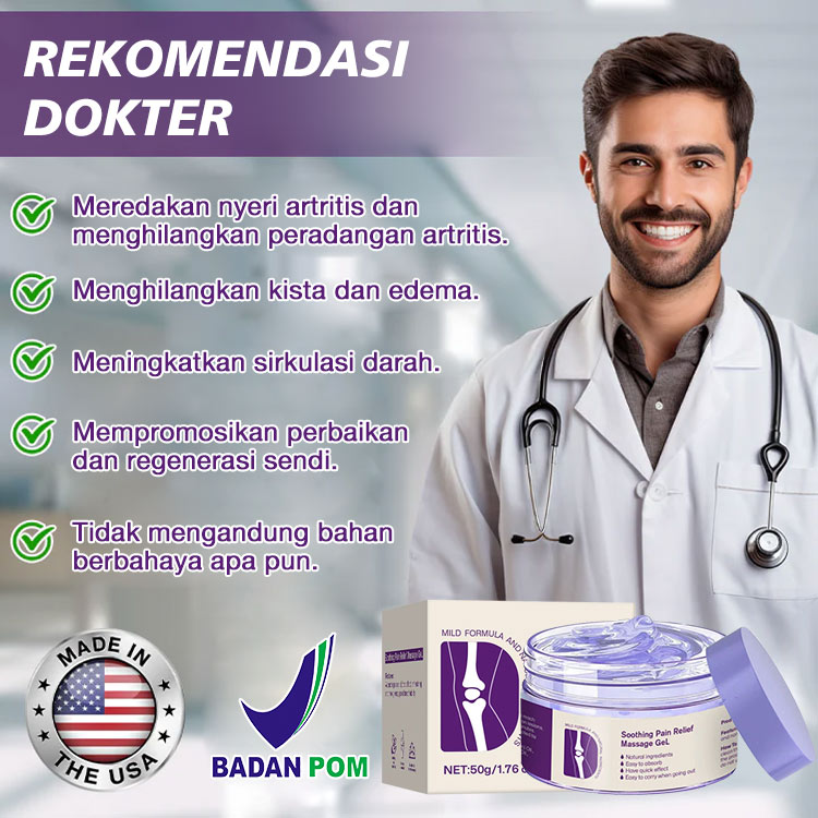 Promosi Idul Adha-Gel Pijat Pereda Sakit yang Menenangkan - Sempurna untuk nyeri sendi/nyeri otot/tenosinovitis/kesemutan pada jari!