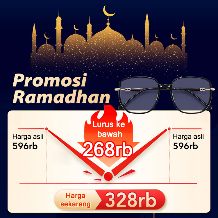 Promosi Ramadhan- Kacamata Baca Diamond Anti Blue Llight - Membuat Anda terlihat 10 tahun lebih muda - Pengiriman dari Jakarta